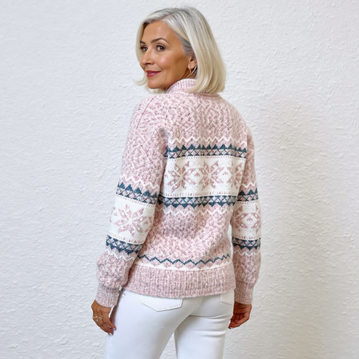 Melanie | Vintage Islandzki Sweter Wełniany