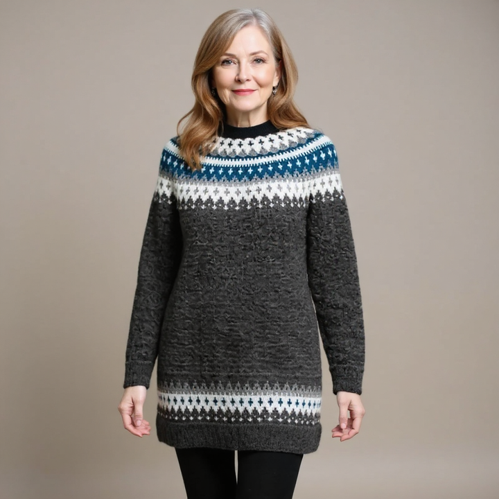 Althea | Vintage Islandzki Sweter Wełniany